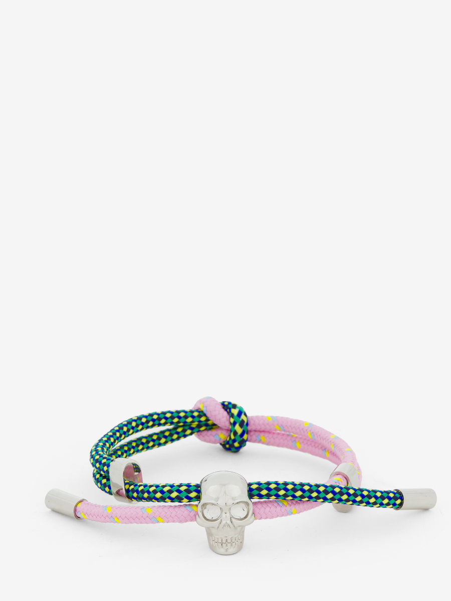 ALEXANDER MCQUEEN - Skull Cord Bracelet - Item 8371521AAU95840